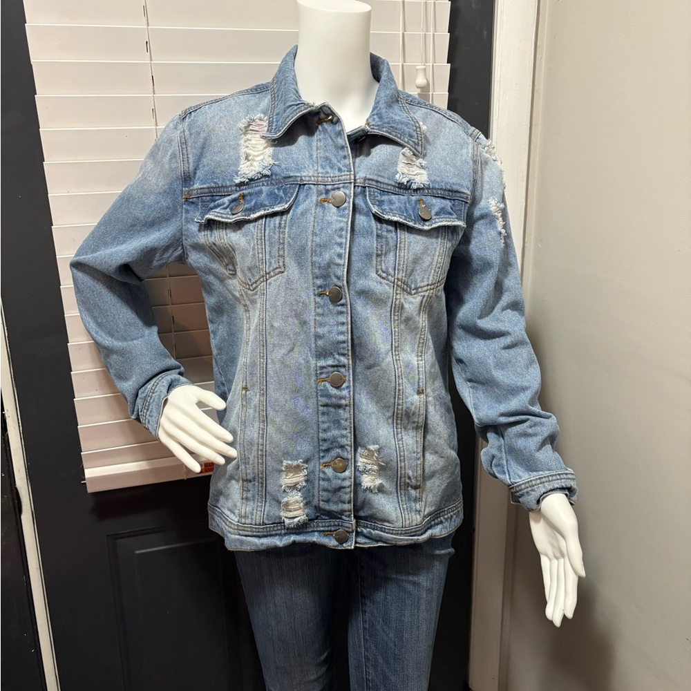 Haute Monde Light Blue Denim Jacket
